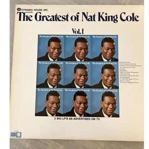 The Greatest of Nat King Cole, Vol. 1 & 2 double vinyl